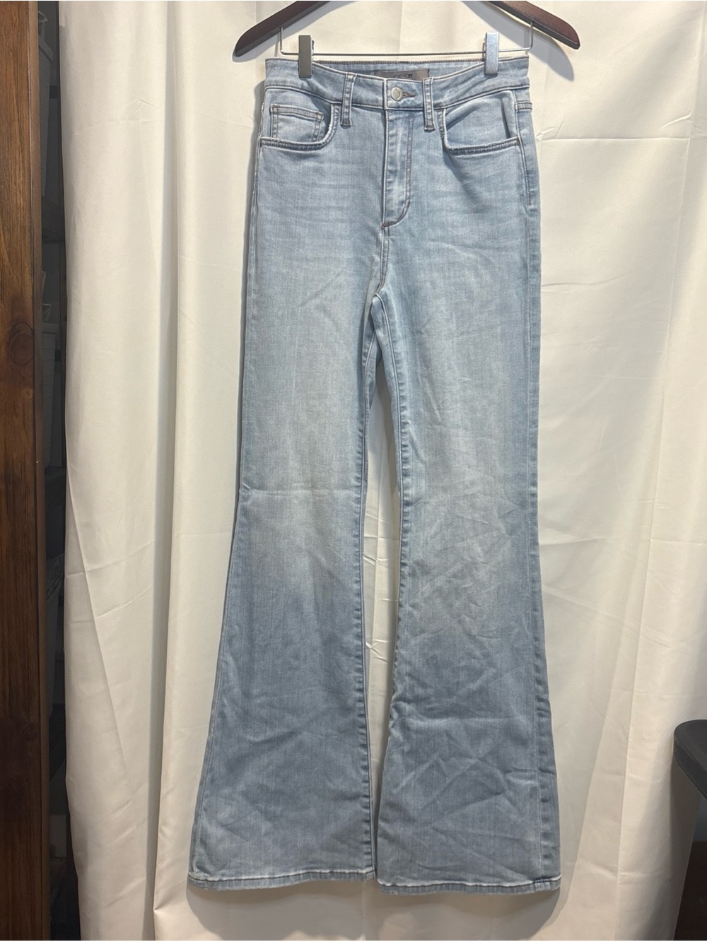 Joe's Jeans Riley Light Blue High-Rise Flare Jeans